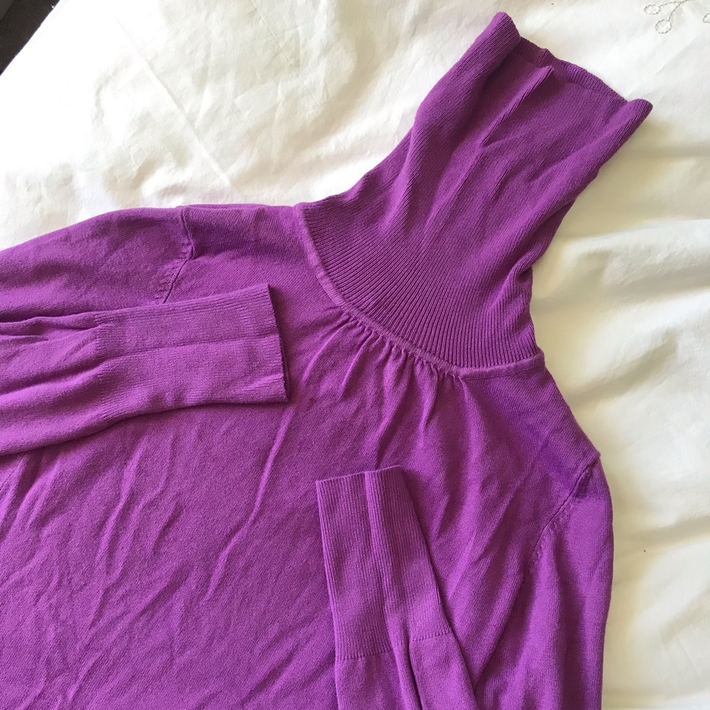 Perfect Purple Turtle Neck